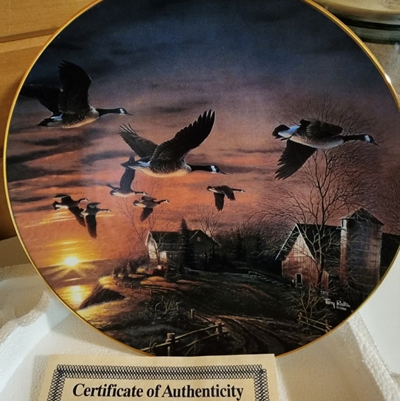 Terry Redlin "Sundown" plate - Picture 2 of 4
